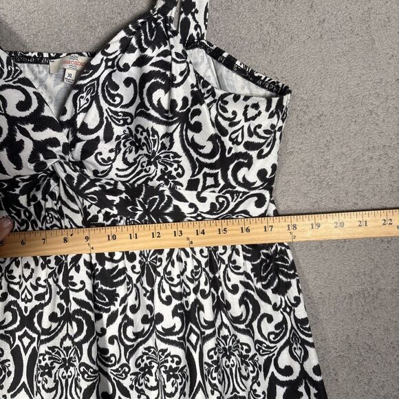 Casa Cabana Maxi Dress XL Empire Waist Beach Resort Wear‎ Abstract Artsy Boho - Picture 8 of 16